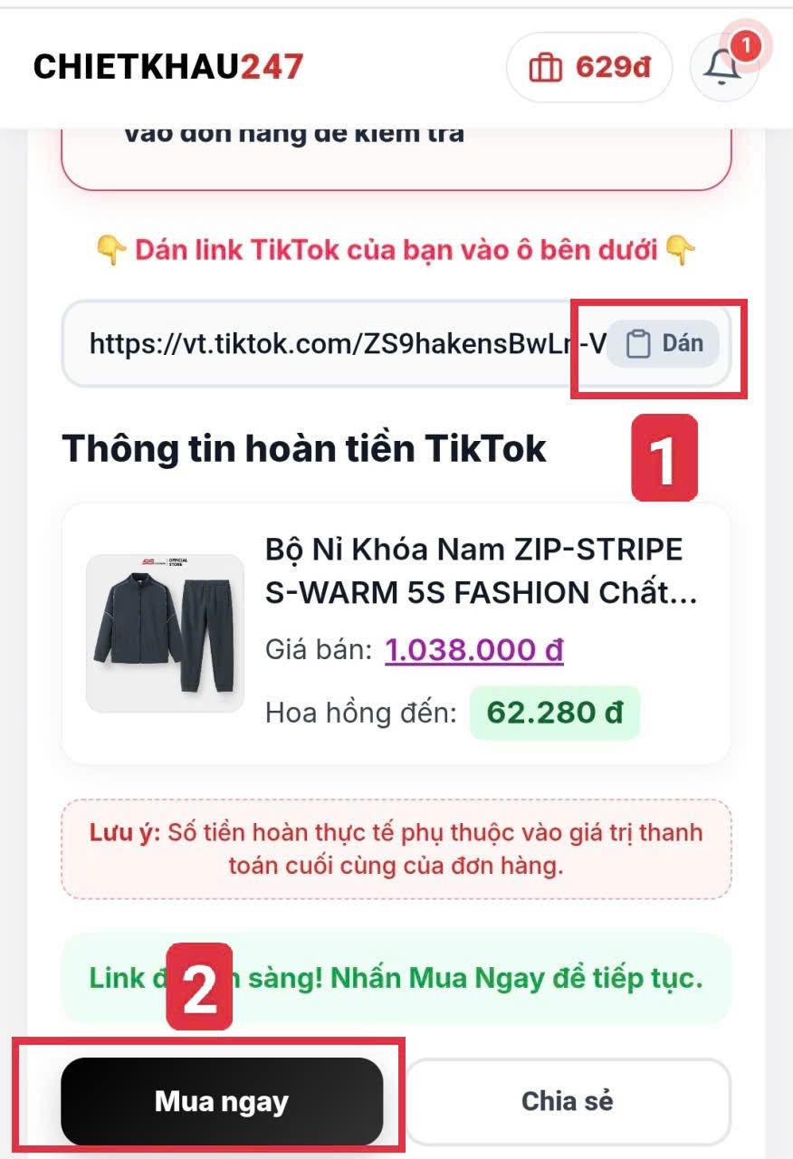 Bước 2